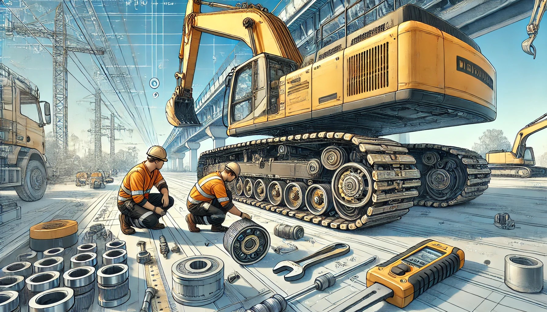 Importance of inspecting the undercarriage on heavy equipment